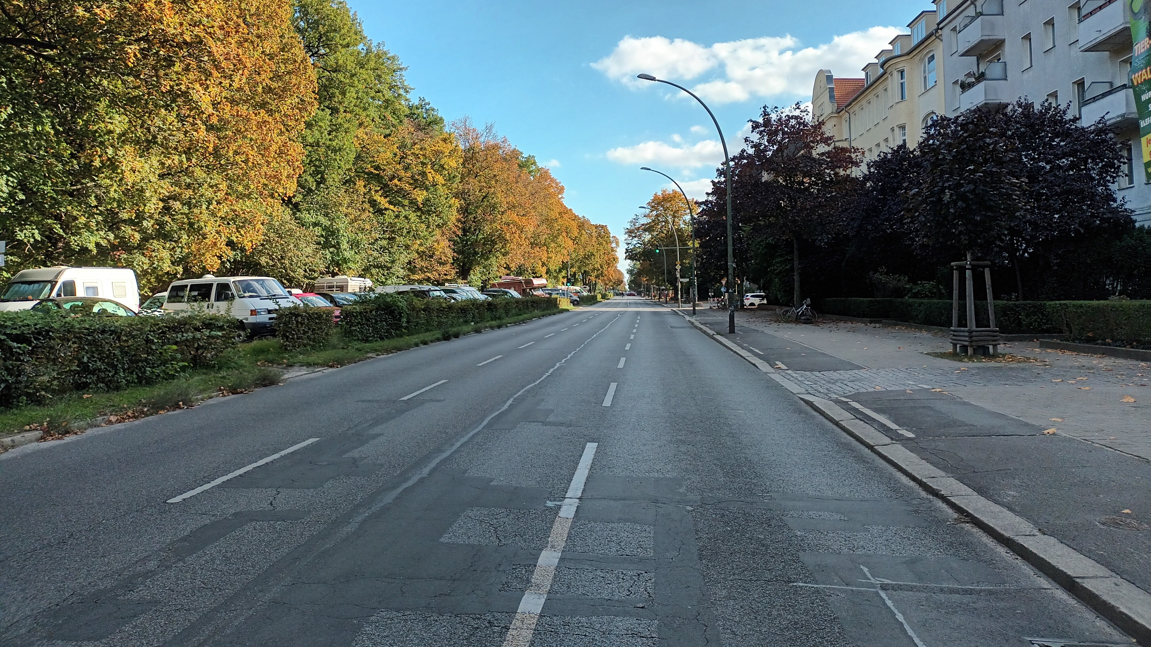 Dauerhafte Geschwindigkeits�berwachung Am Treptower Park
