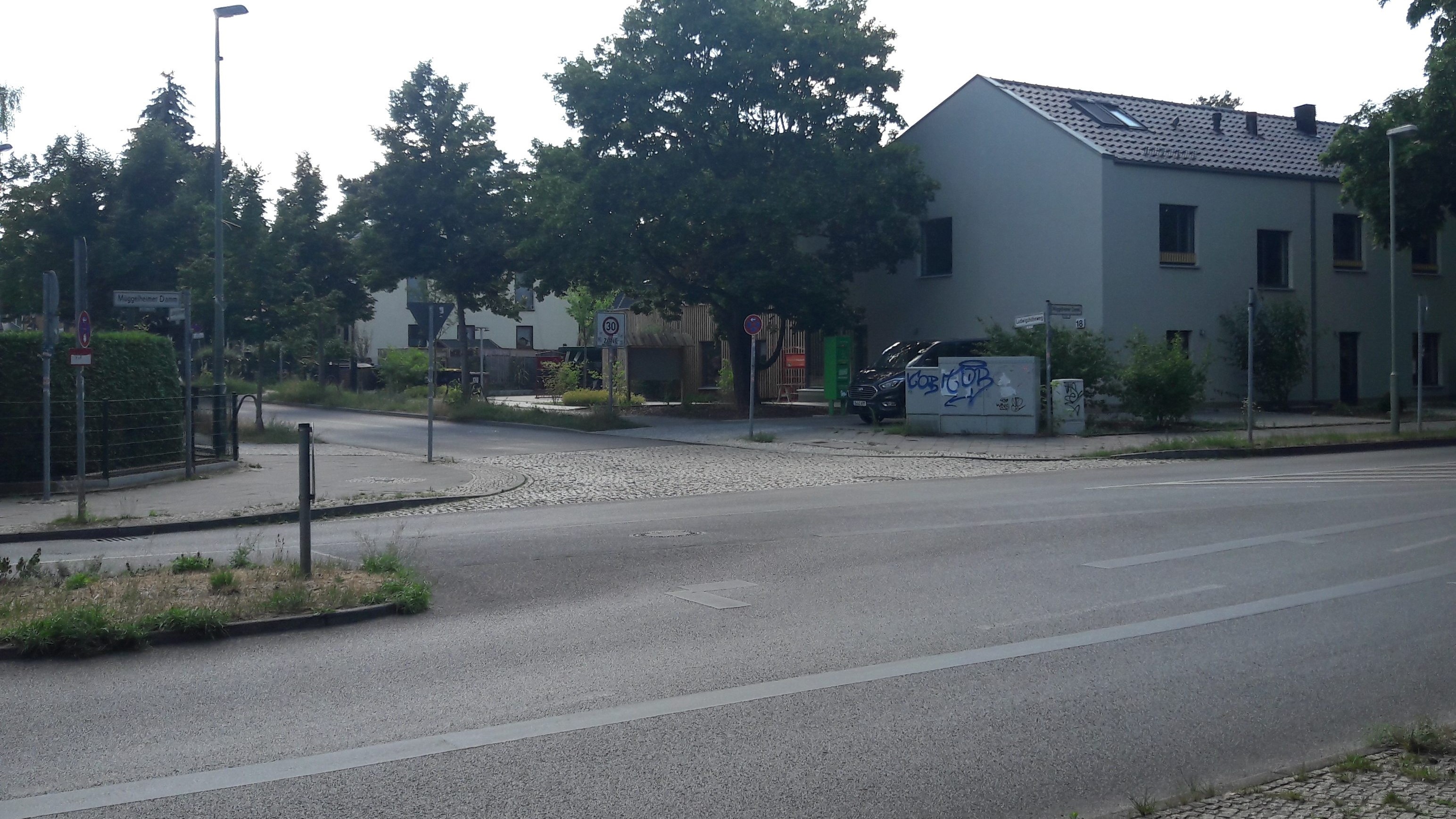 Verkehrssicherheit am Ortseingang M�ggelheim