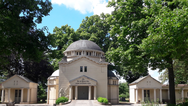 Sanierung der Feierhalle auf dem Friedhof Altglienicke